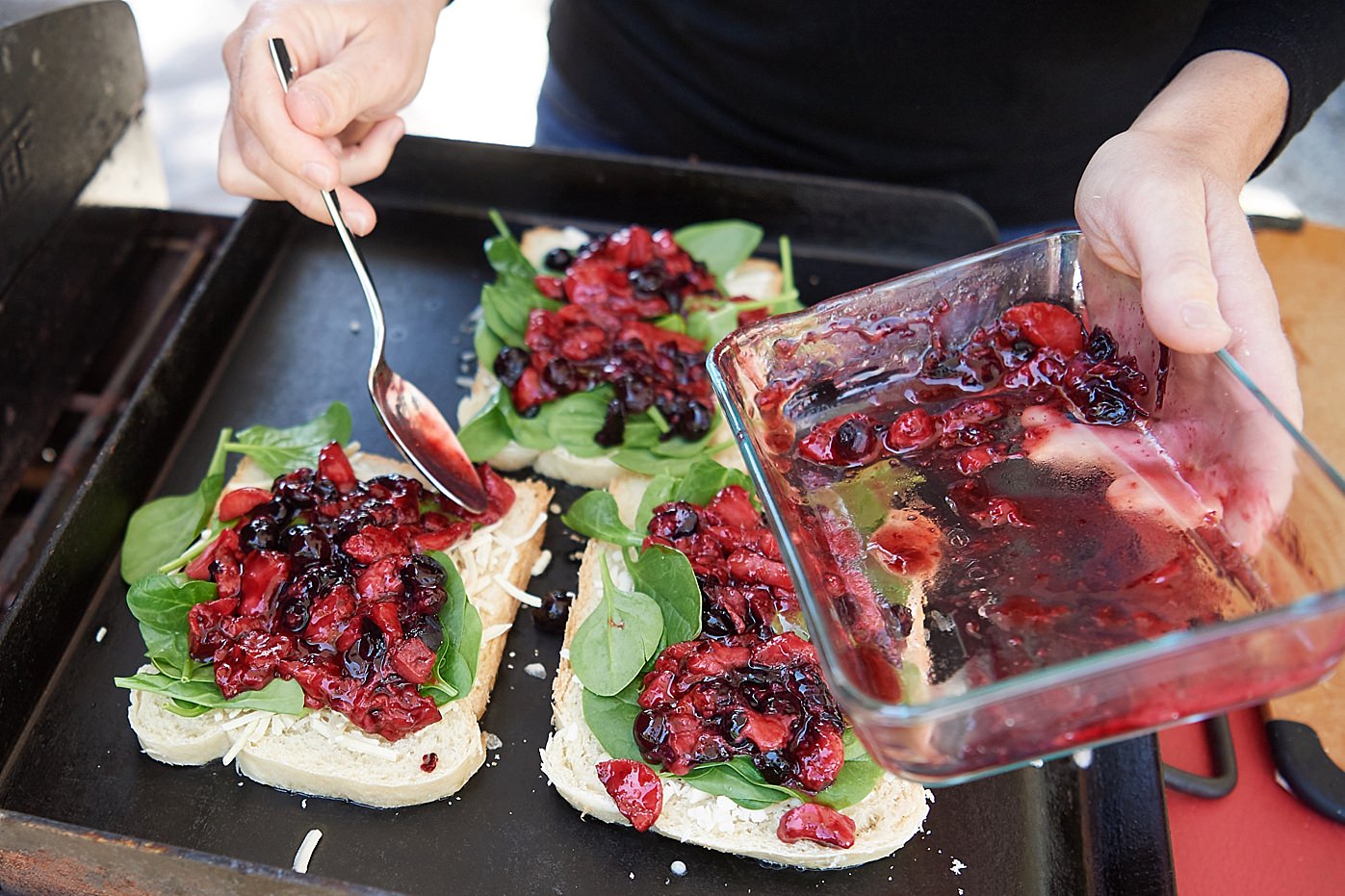 Berry Grilled Cheese Dairy Free