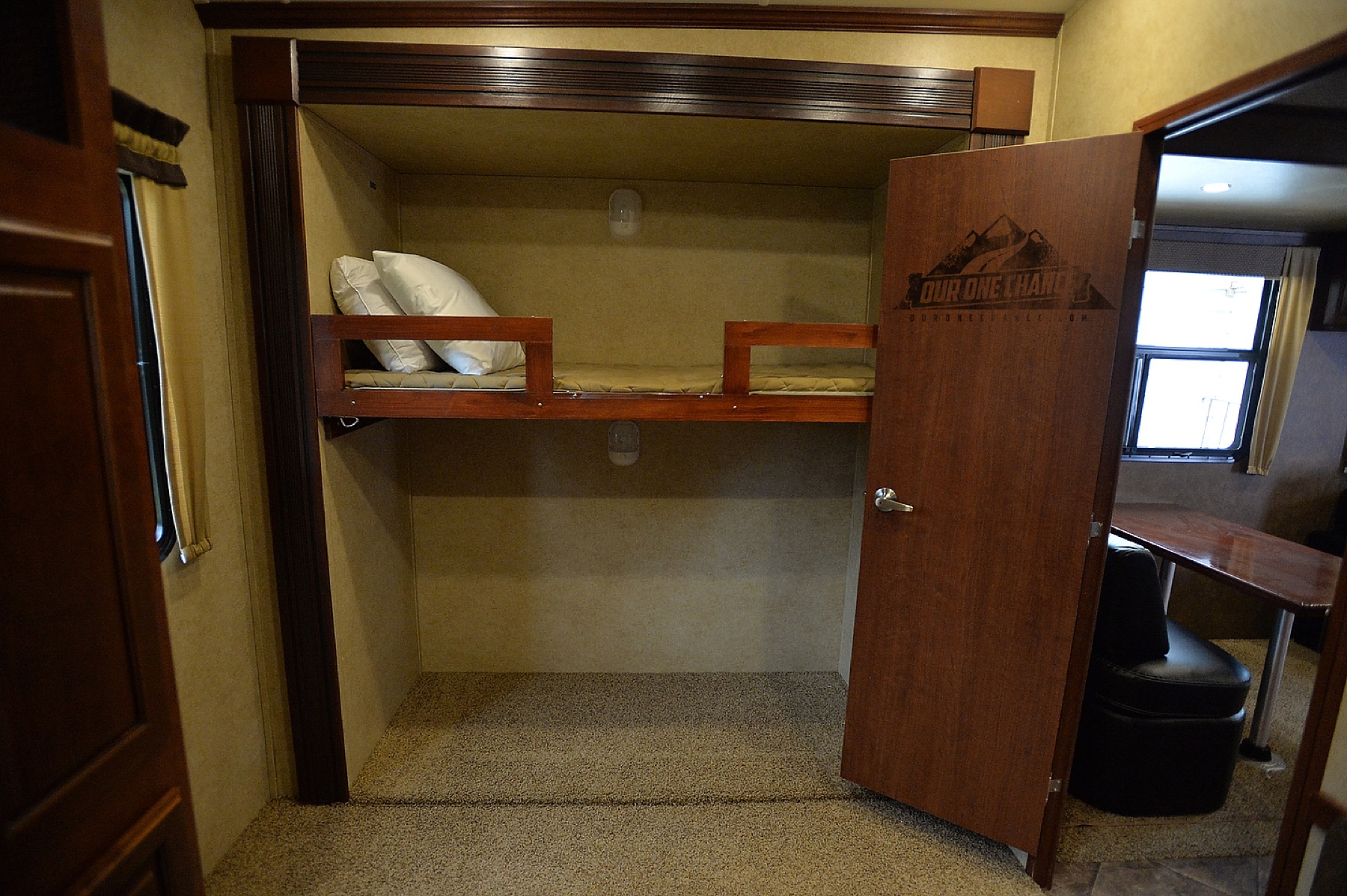 RV Bunk Bed Room Remodel Bay Hill Fifth Wheel Our1Chance