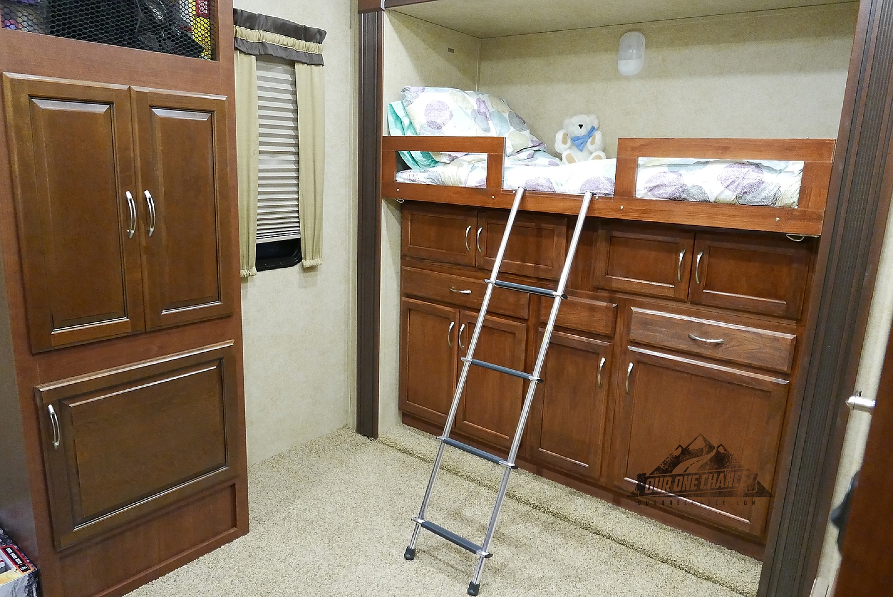 RV Bunk Bed Room Remodel Bay Hill Fifth Wheel Our1Chance