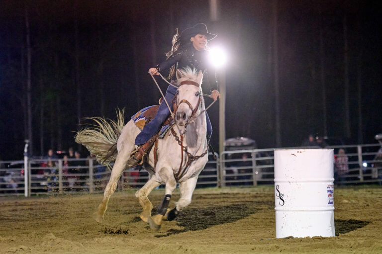 Stokes Green Swamp Rodeo Barrel Racer