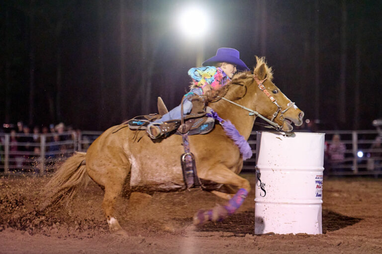 Stokes Green Swamp Rodeo Barrel Racer