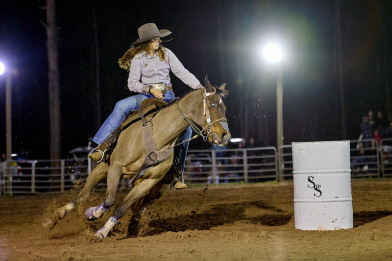 Stokes Green Swamp Rodeo Barrel Racer